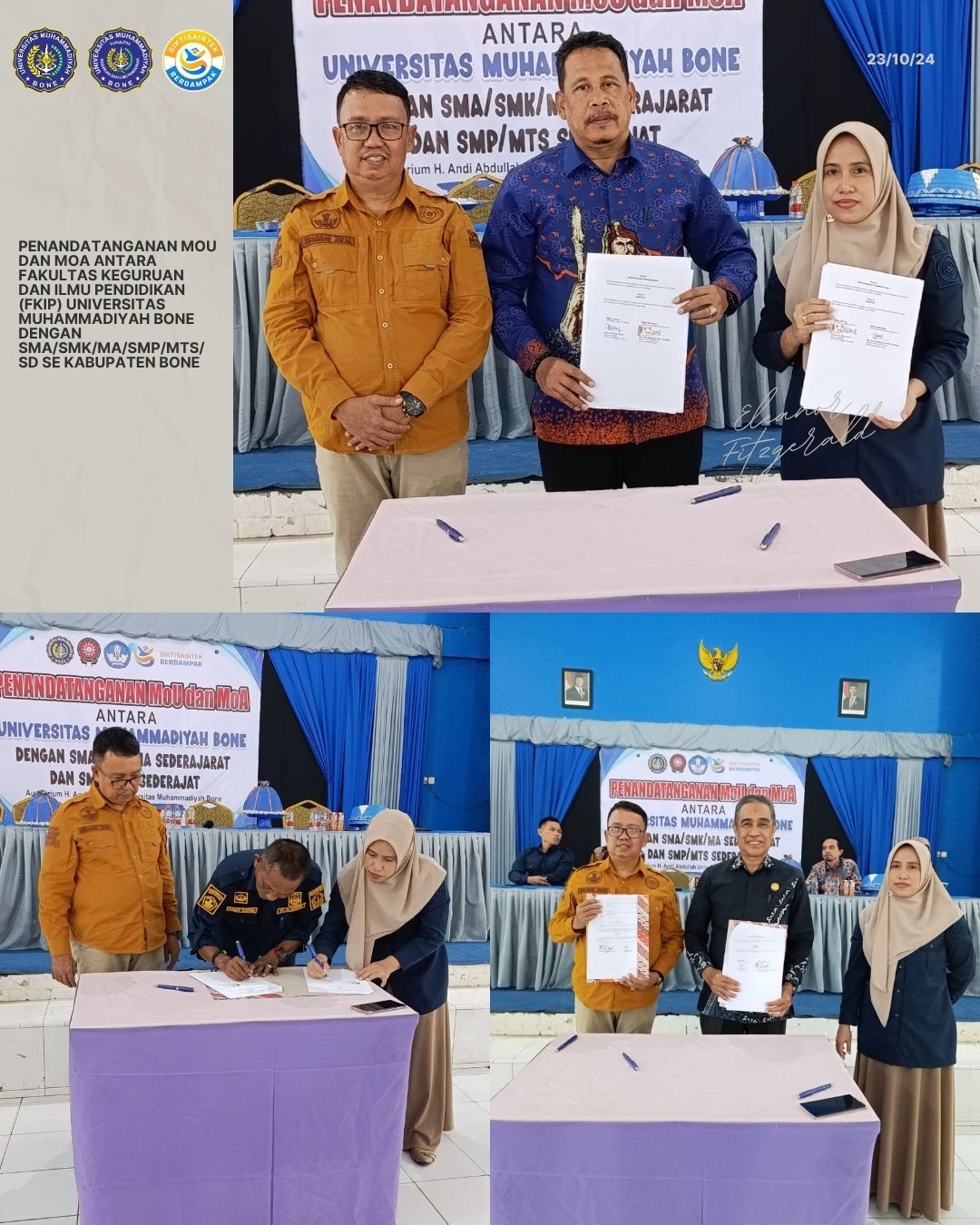 FKIP Universitas Muhammadiyah Bone Teken MoU dan MoA dengan Sekolah-sekolah Se-Kabupaten Bone