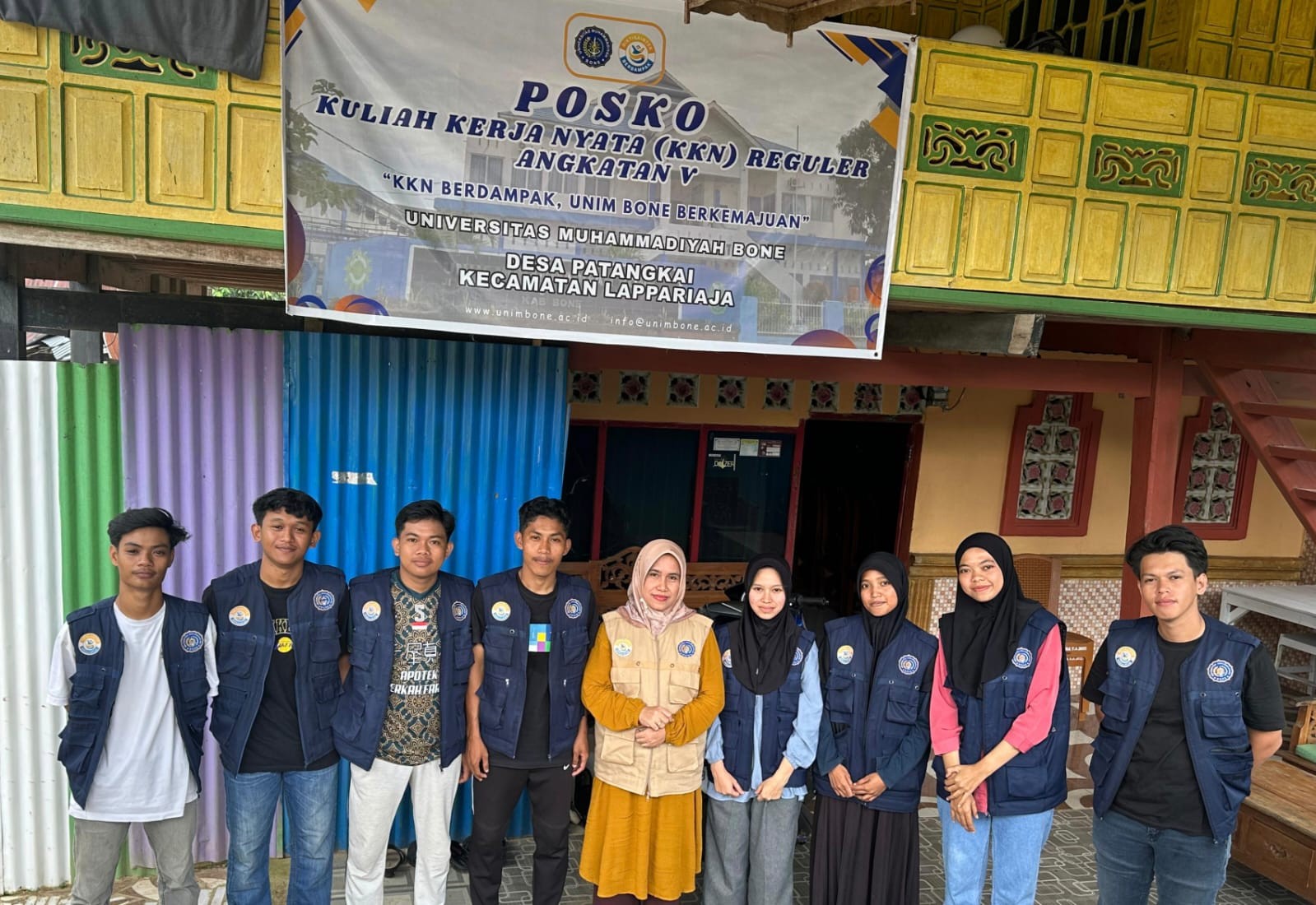 Pelaksanaan Monev KKN Angkatan V Universitas Muhammadiyah Bone di Kecamatan Lappariaja